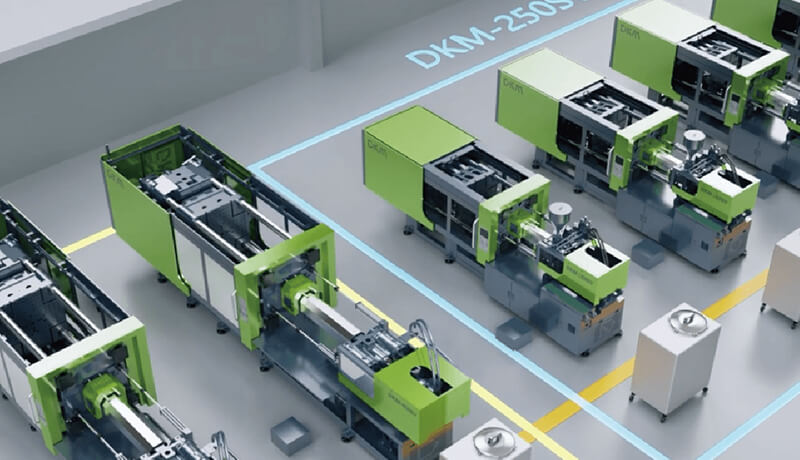 五五世纪智能注塑生产线